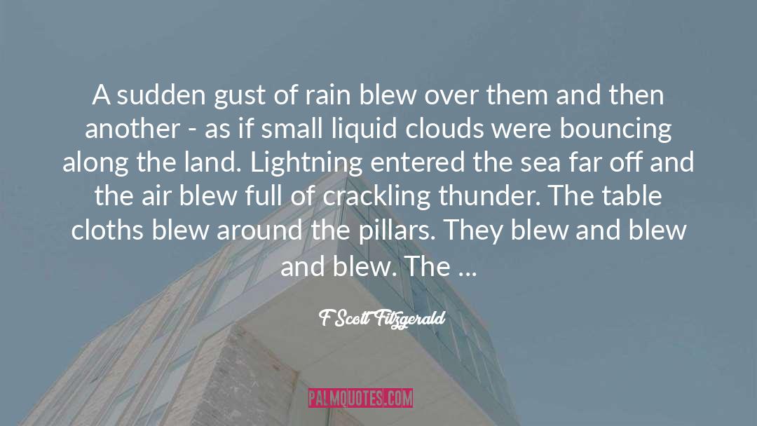 Billowing quotes by F Scott Fitzgerald