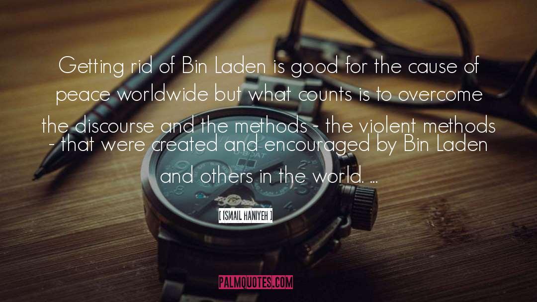 Bin Laden quotes by Ismail Haniyeh