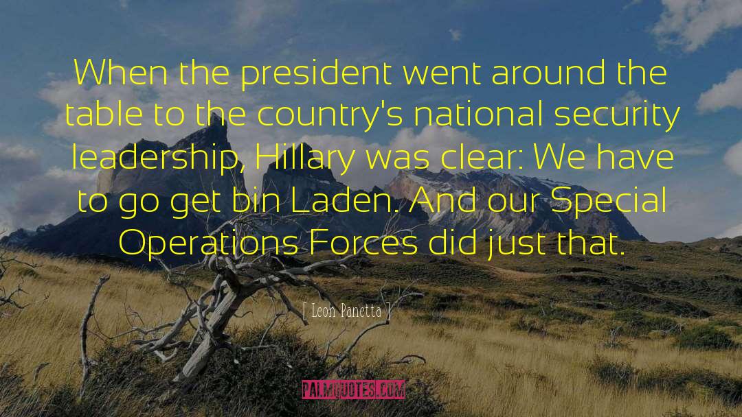 Bin Laden quotes by Leon Panetta