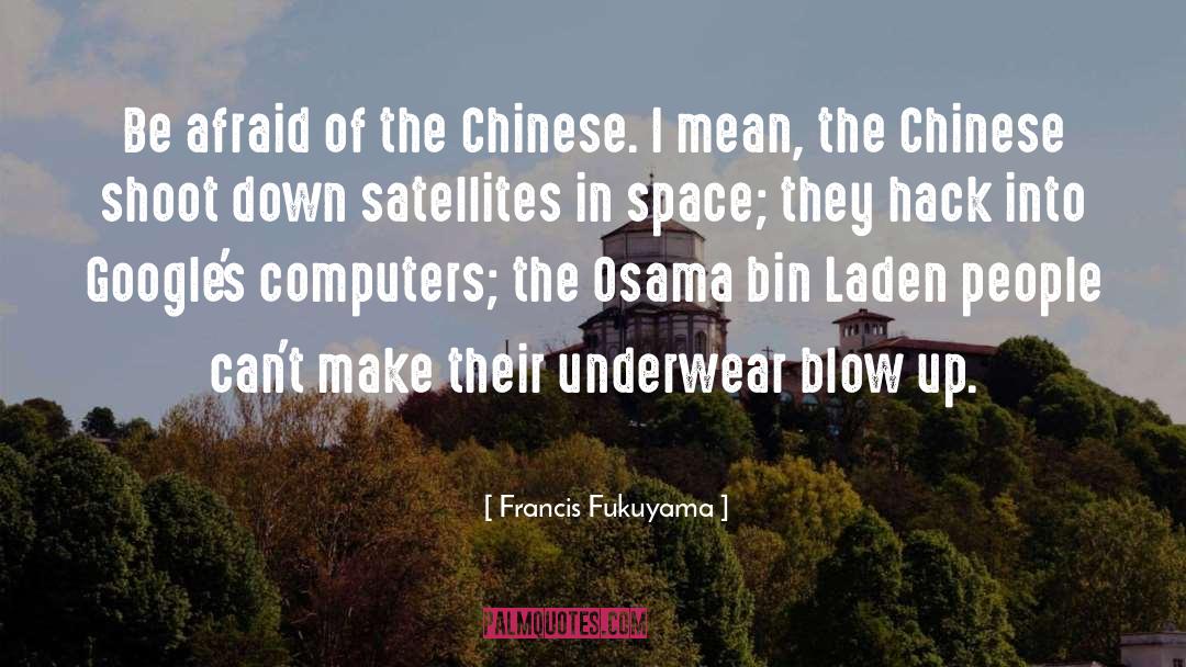 Bin quotes by Francis Fukuyama