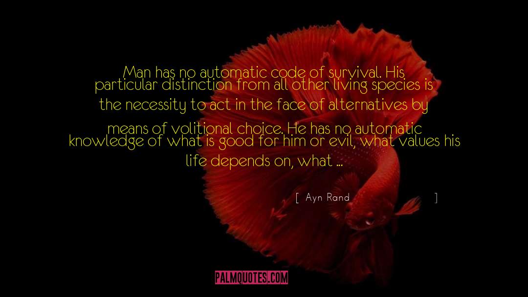 Binary Code quotes by Ayn Rand