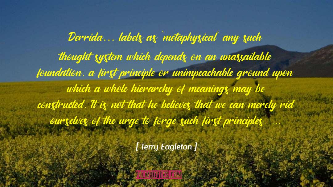 Binary Oppositions quotes by Terry Eagleton