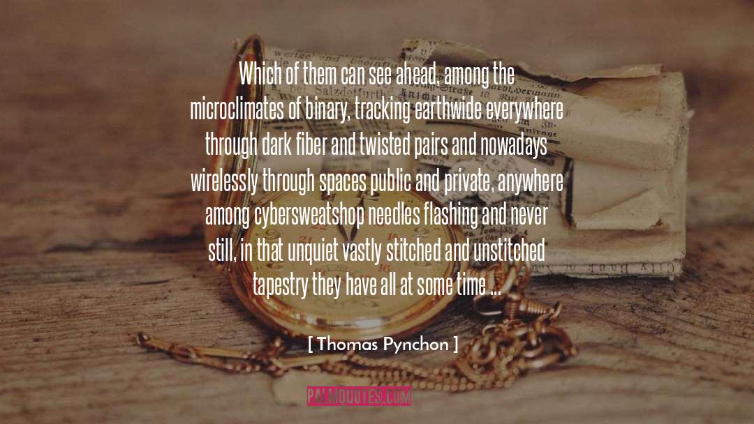 Binary quotes by Thomas Pynchon