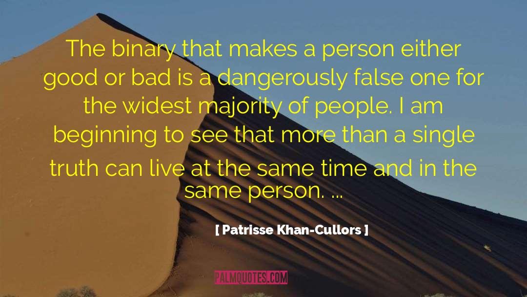 Binary quotes by Patrisse Khan-Cullors