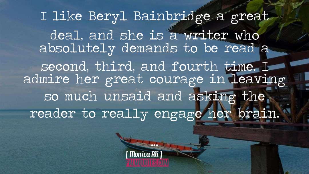 Binchy Writer quotes by Monica Ali