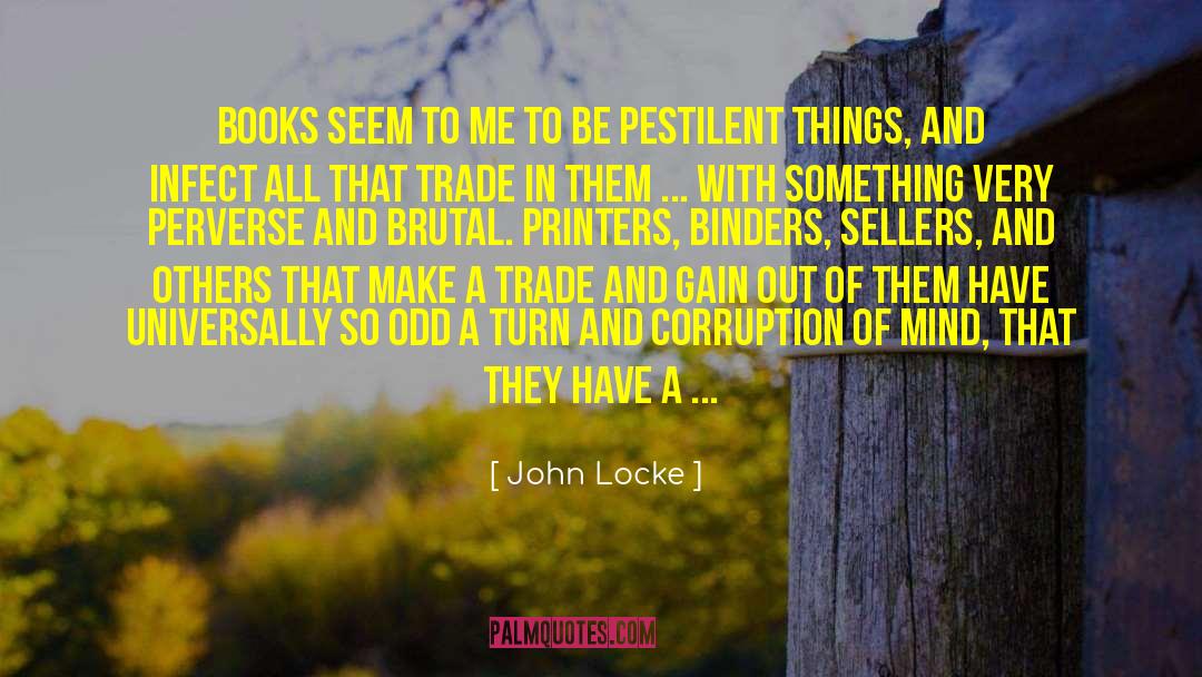 Binders quotes by John Locke