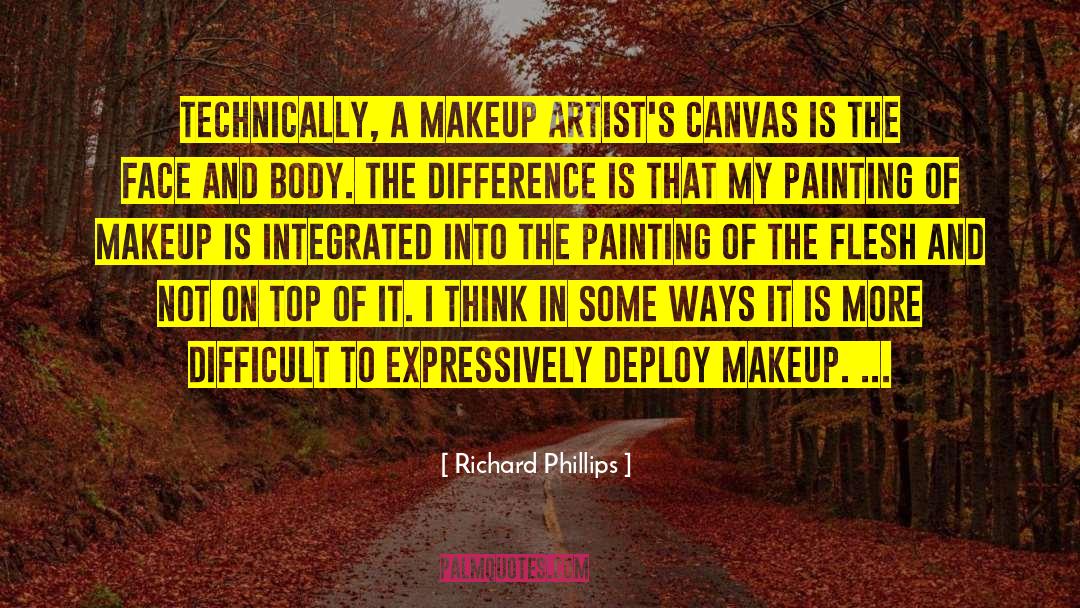 Bindhammer Artist quotes by Richard Phillips