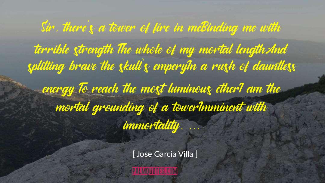 Binding quotes by Jose Garcia Villa