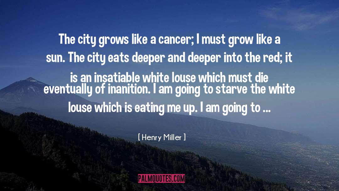 Binge Eating quotes by Henry Miller