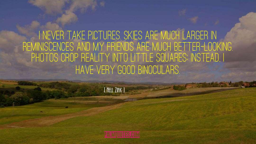 Binoculars quotes by Nell Zink