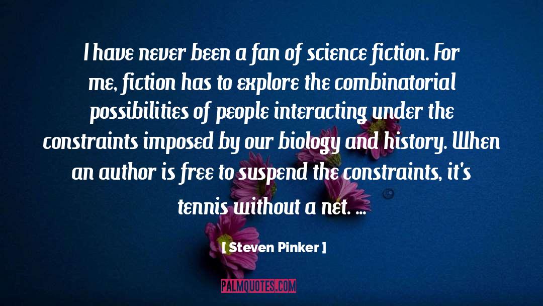 Biographical Fiction quotes by Steven Pinker
