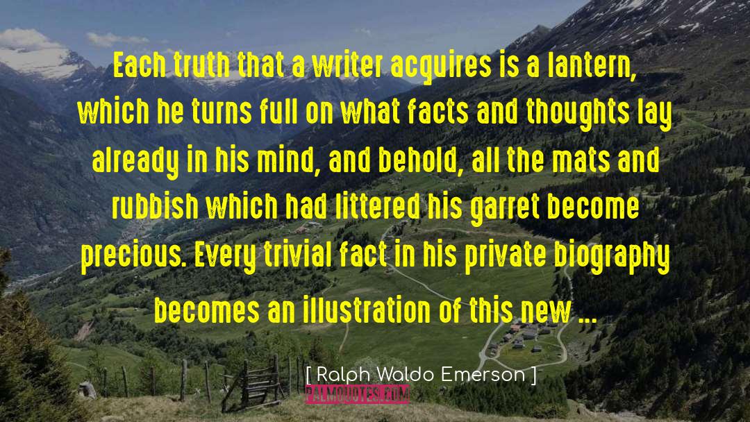 Biography quotes by Ralph Waldo Emerson