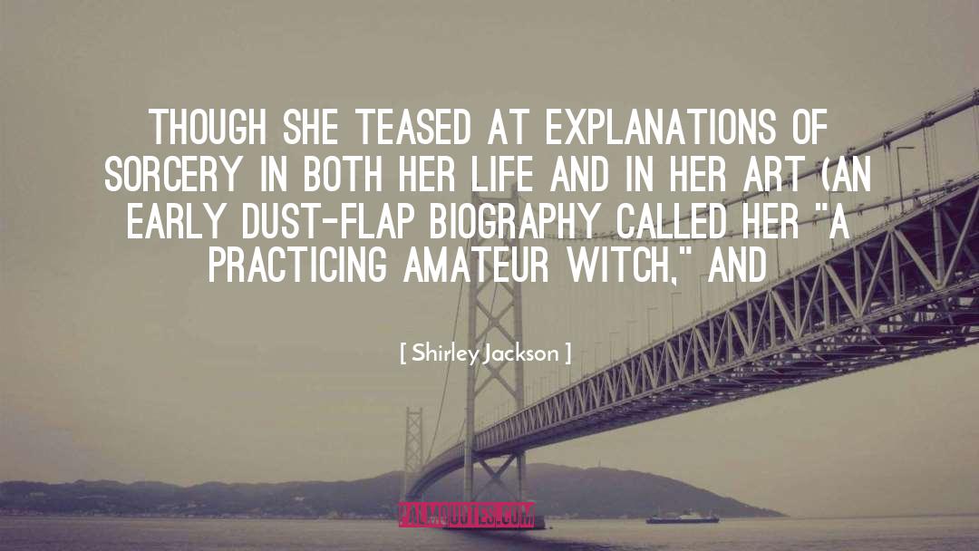 Biography quotes by Shirley Jackson