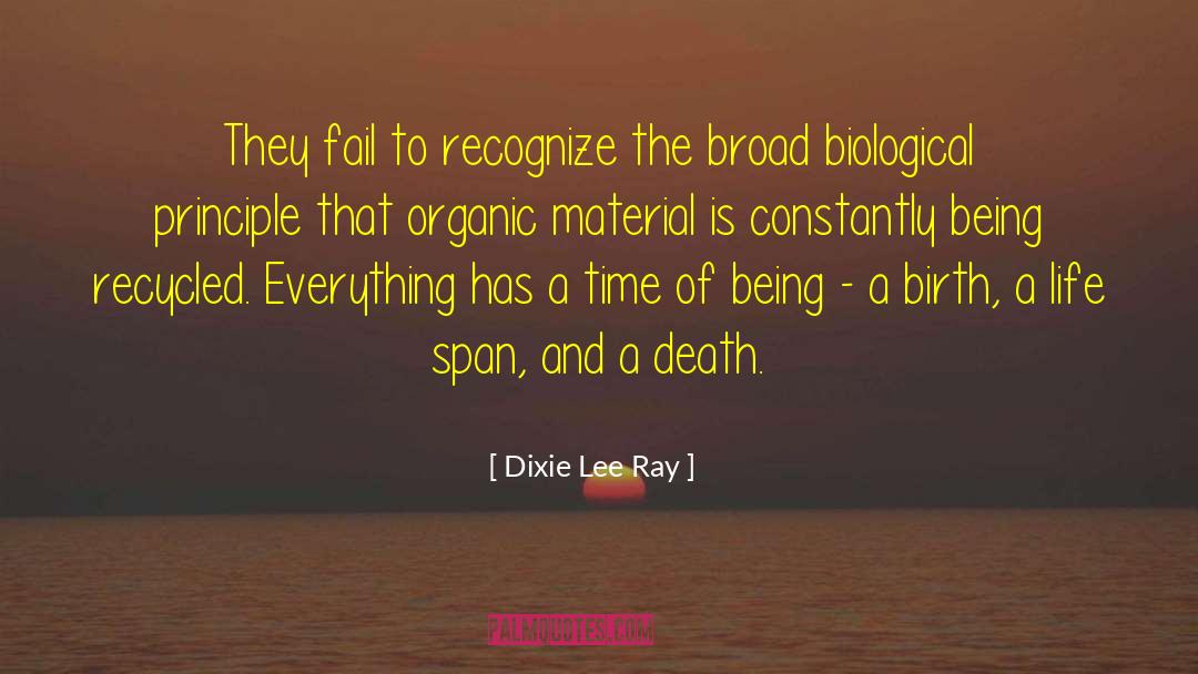 Biological Communities quotes by Dixie Lee Ray