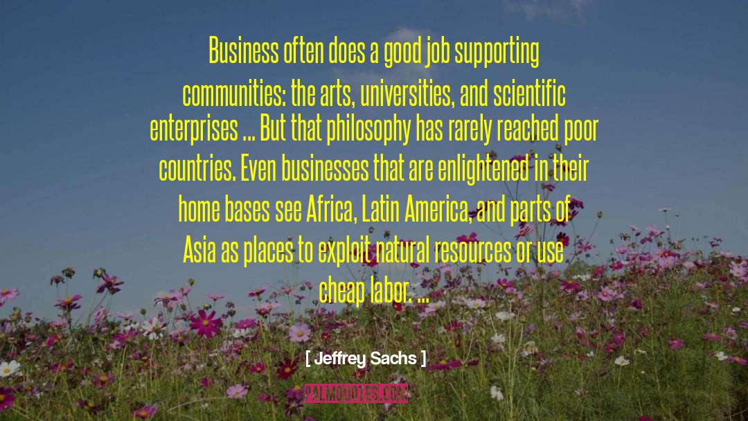 Biological Communities quotes by Jeffrey Sachs