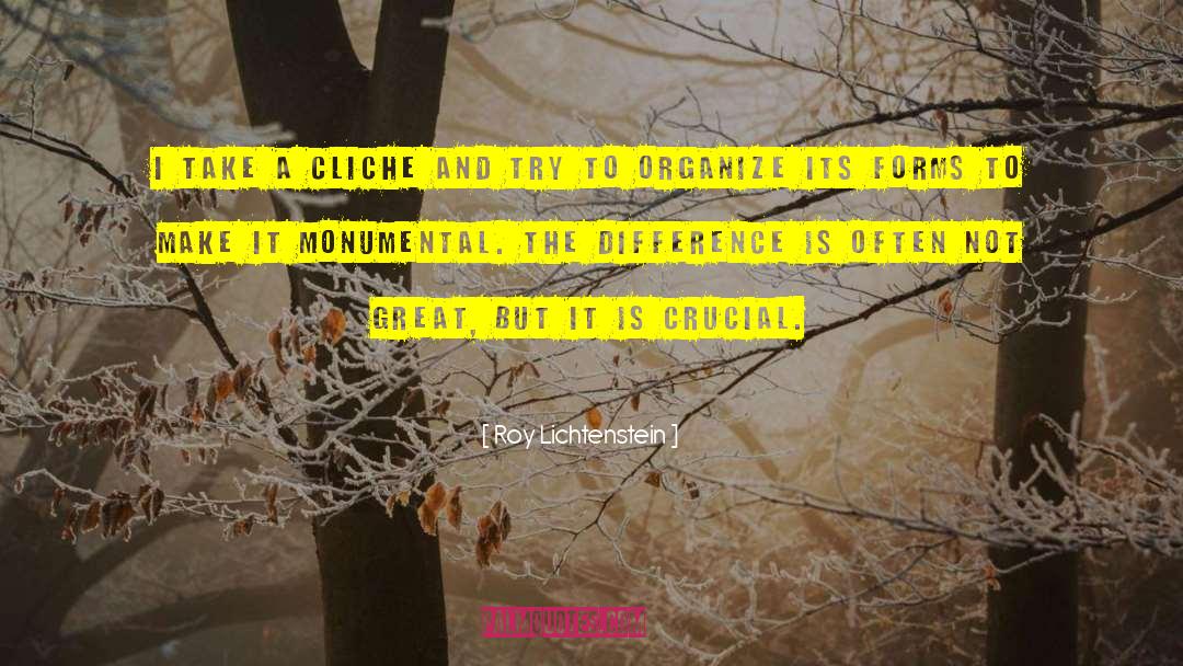 Biological Differences quotes by Roy Lichtenstein