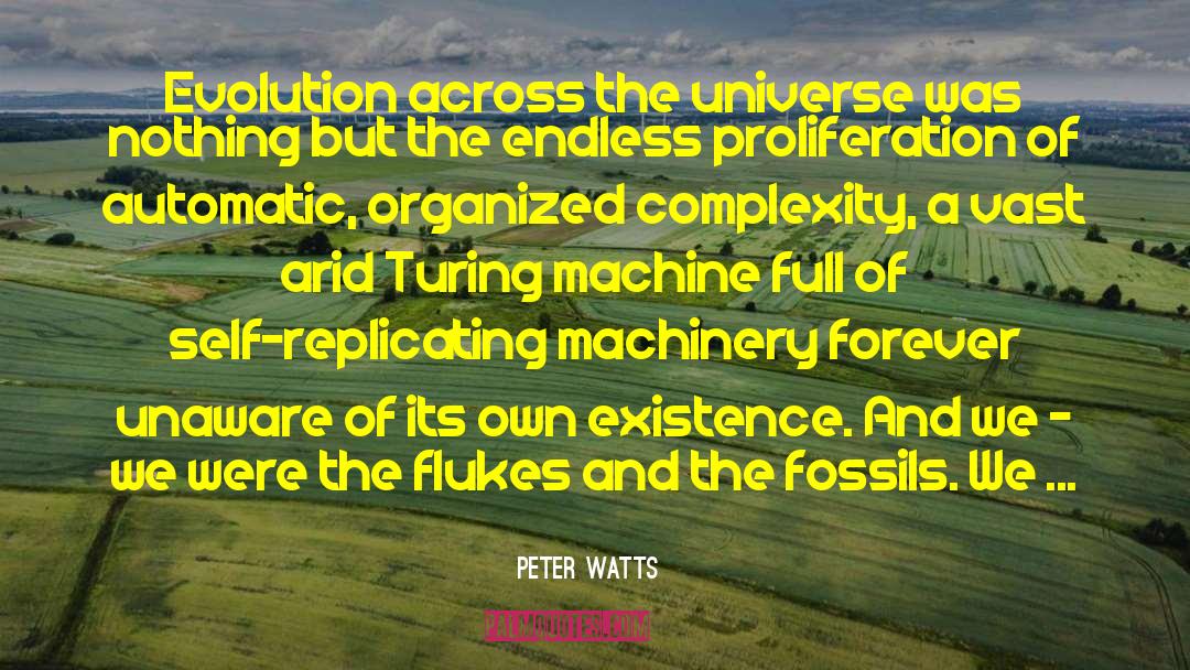 Biological Evolution quotes by Peter Watts