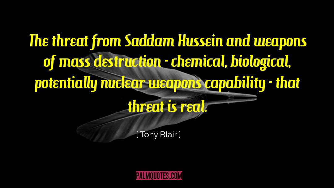 Biological Warfare quotes by Tony Blair