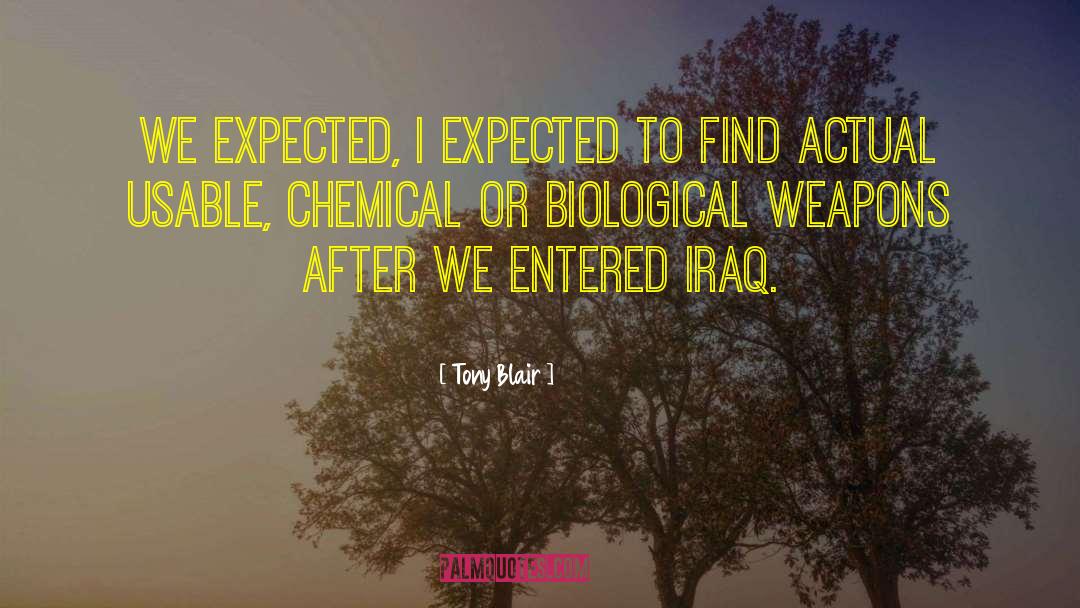 Biological Weapons quotes by Tony Blair