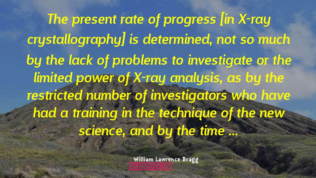 Biologically Determined Power quotes by William Lawrence Bragg
