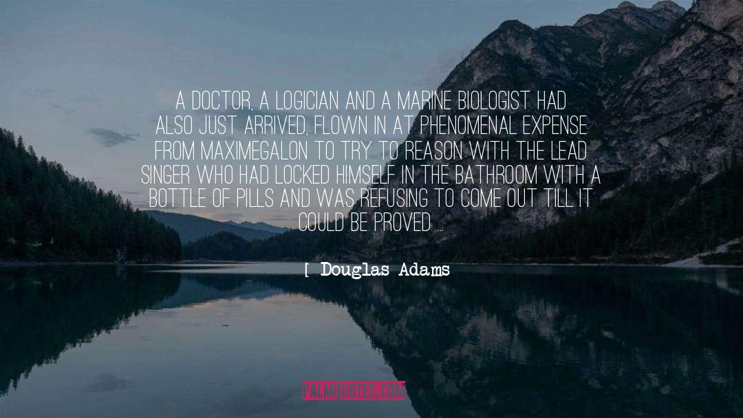 Biologist quotes by Douglas Adams