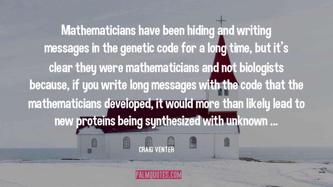 Biologists quotes by Craig Venter