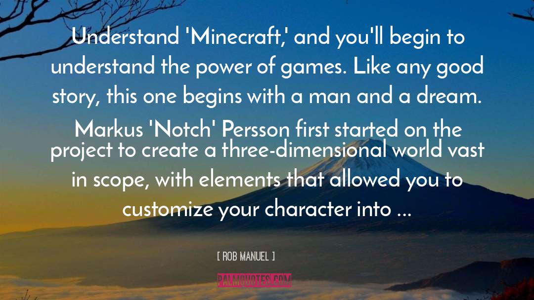 Bionics Minecraft quotes by Rob Manuel