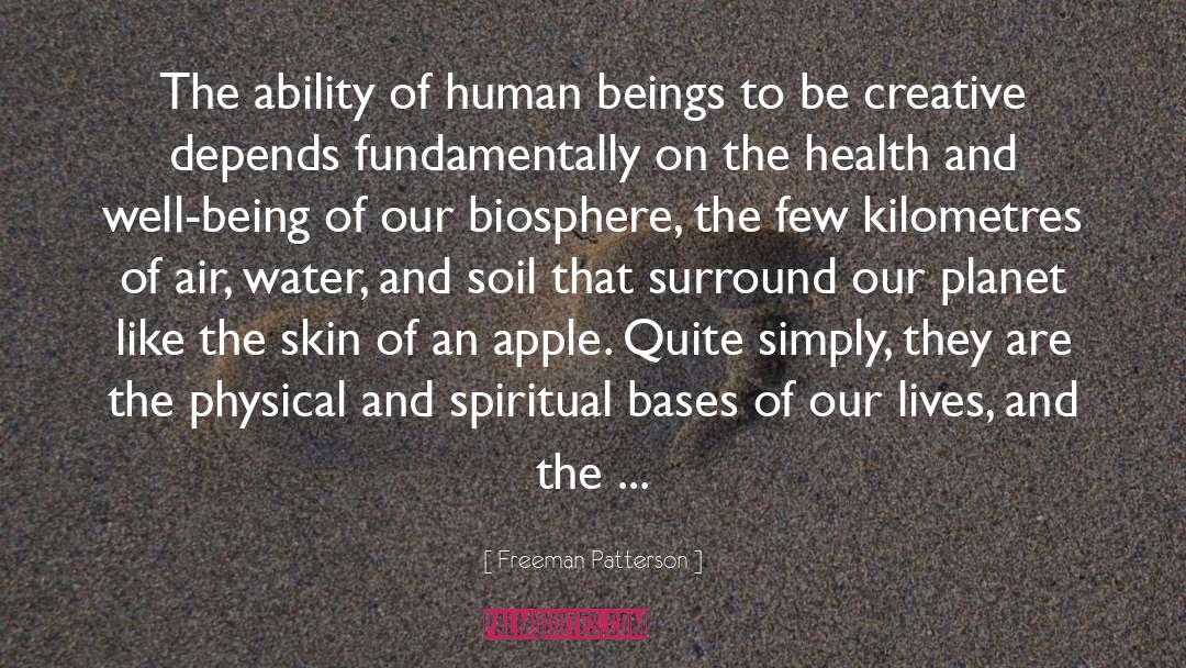 Biosphere quotes by Freeman Patterson