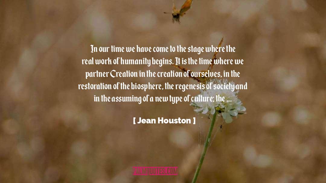 Biosphere quotes by Jean Houston