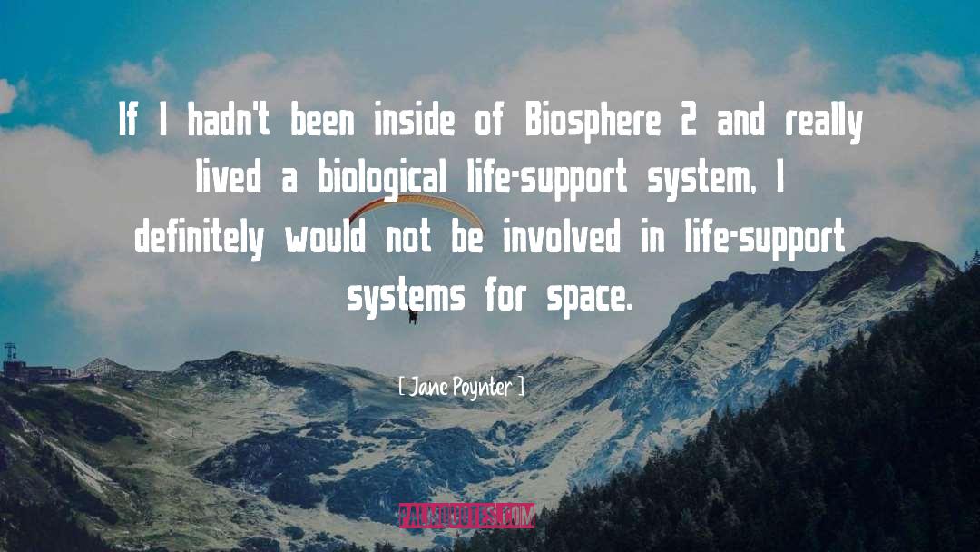 Biosphere quotes by Jane Poynter