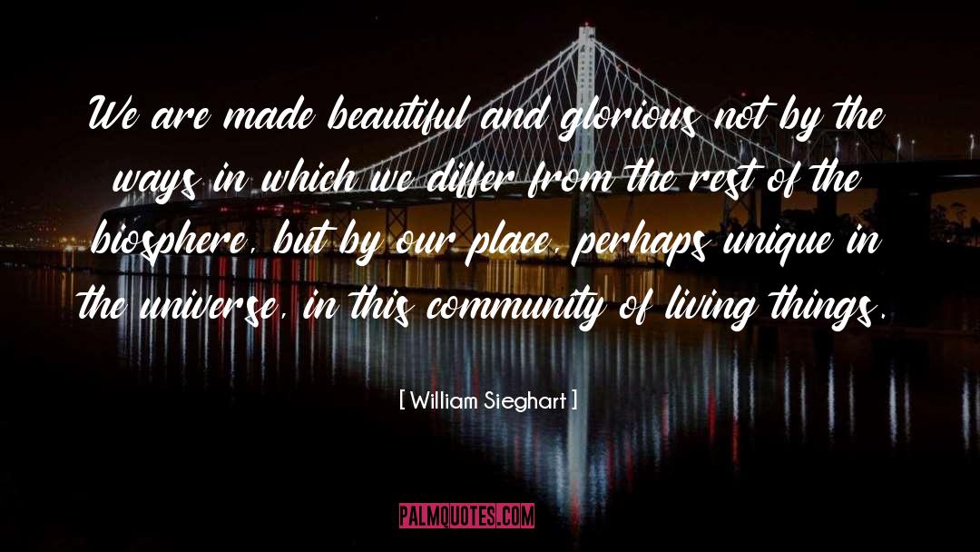 Biosphere quotes by William Sieghart