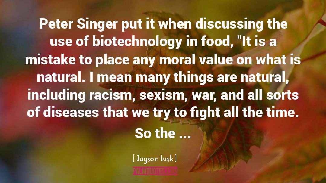 Biotechnology quotes by Jayson Lusk