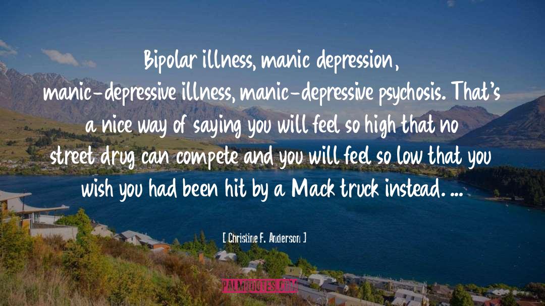 Bipolar Disorder quotes by Christine F. Anderson