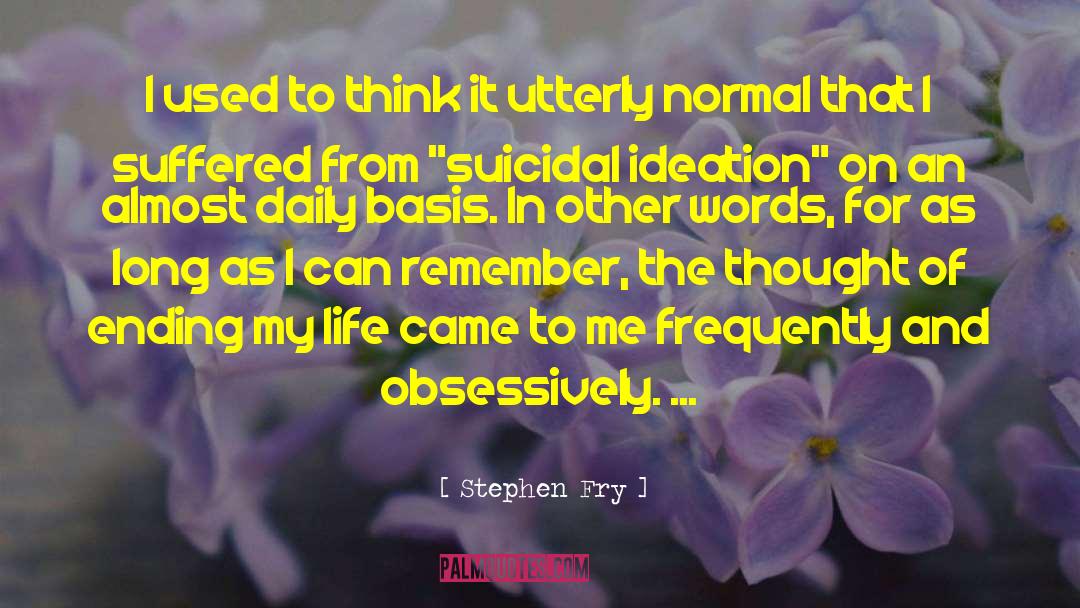 Bipolar Disorder quotes by Stephen Fry