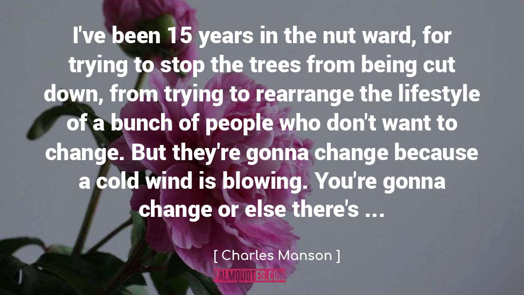 Birch Trees quotes by Charles Manson
