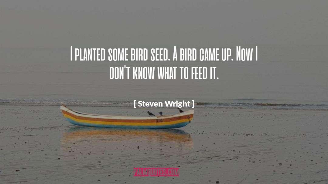 Bird Bones Dry Rub quotes by Steven Wright
