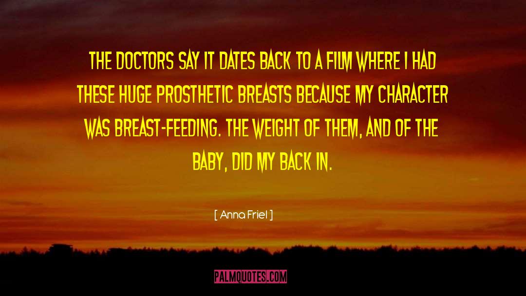 Bird Feeding Baby quotes by Anna Friel