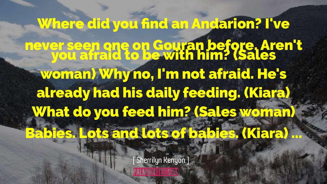 Bird Feeding Baby quotes by Sherrilyn Kenyon