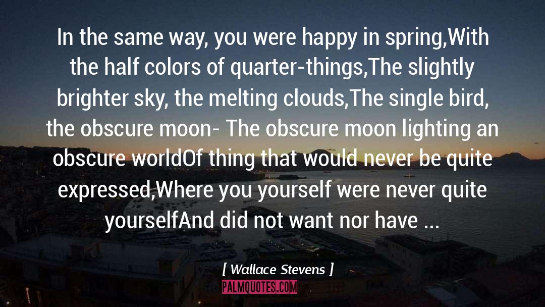 Bird quotes by Wallace Stevens