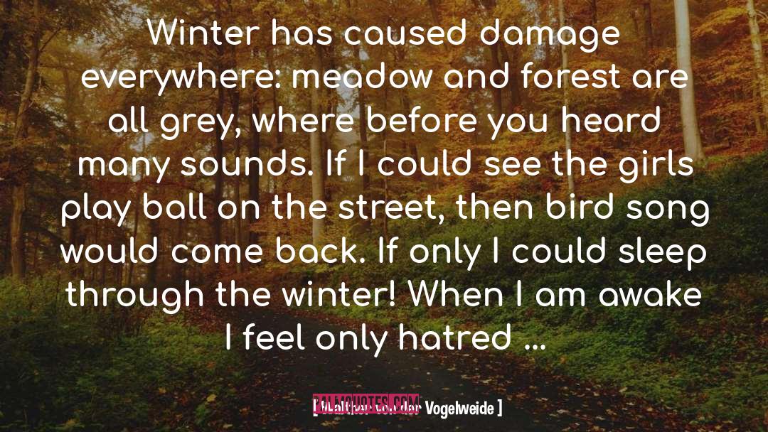 Bird quotes by Walther Von Der Vogelweide