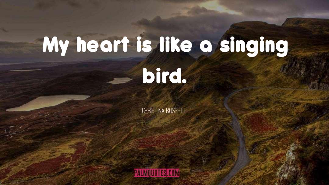Bird quotes by Christina Rossetti