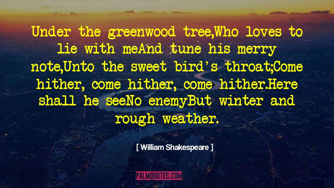Bird Song quotes by William Shakespeare