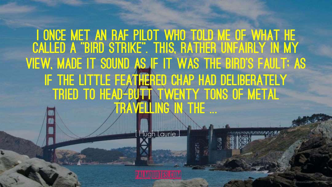 Bird Songs quotes by Hugh Laurie