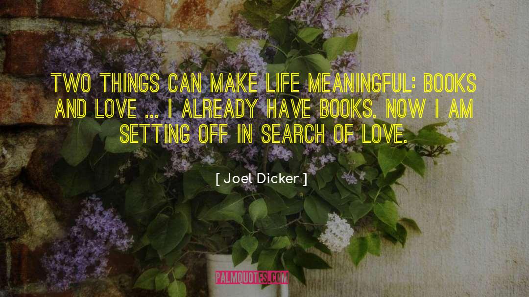 Birds And Love quotes by Joel Dicker