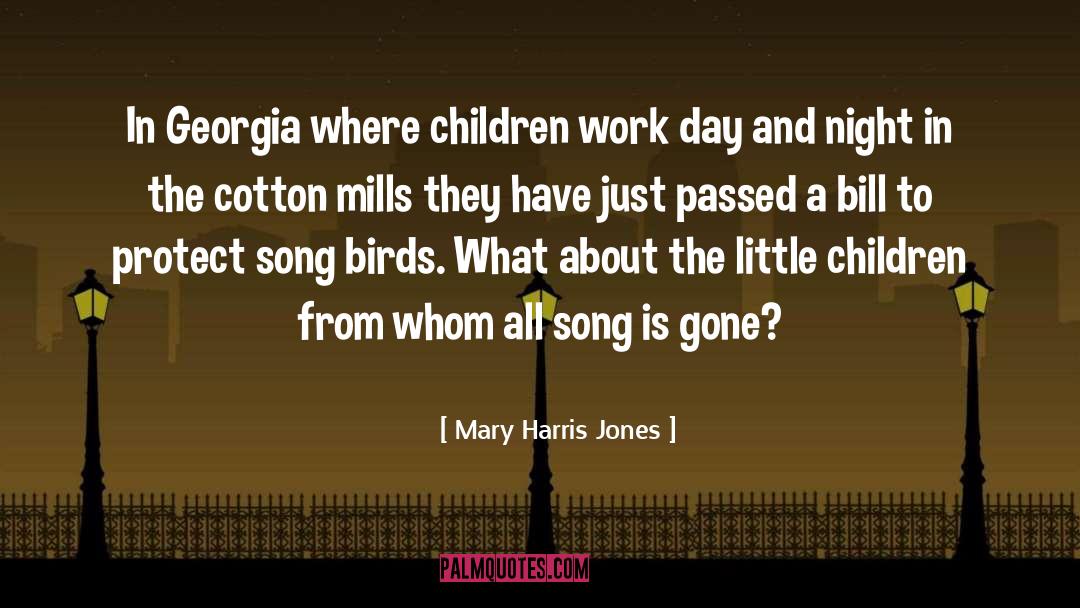 Birds Song quotes by Mary Harris Jones