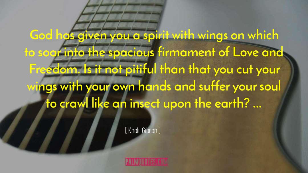 Birds Wings quotes by Khalil Gibran