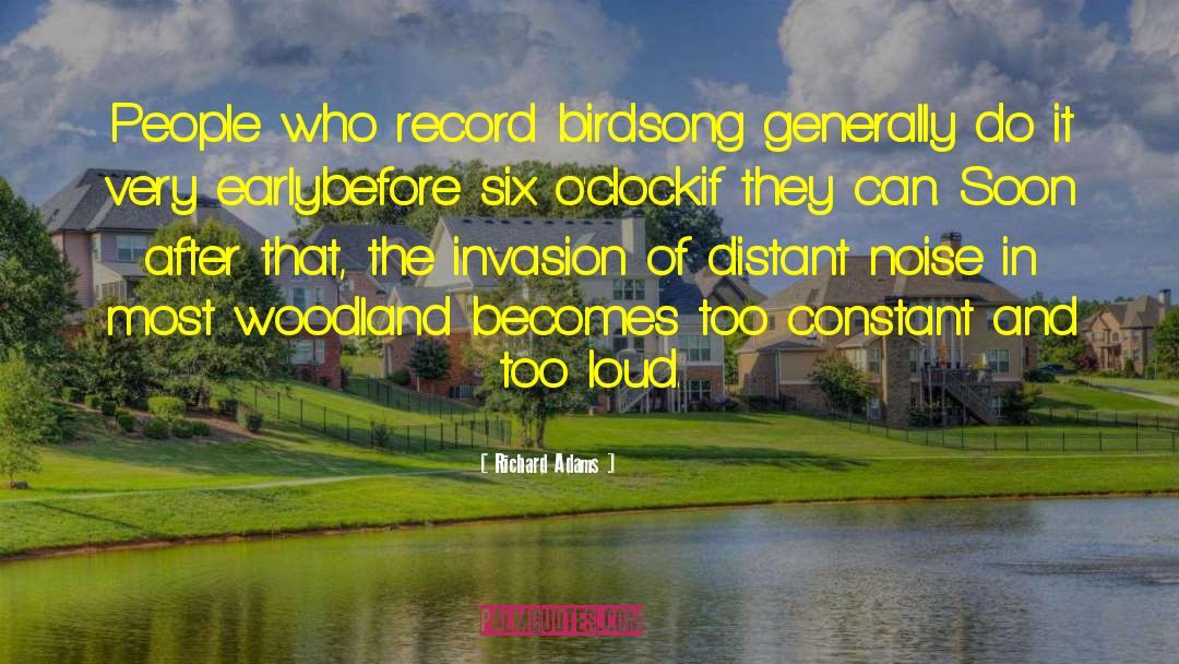 Birdsong quotes by Richard Adams