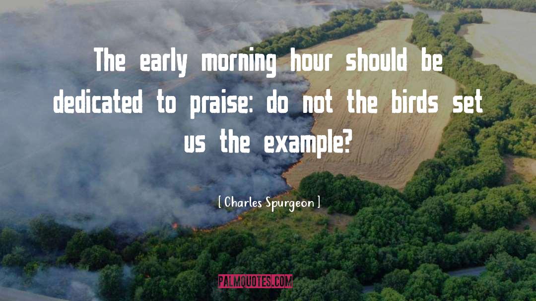 Birdsong quotes by Charles Spurgeon