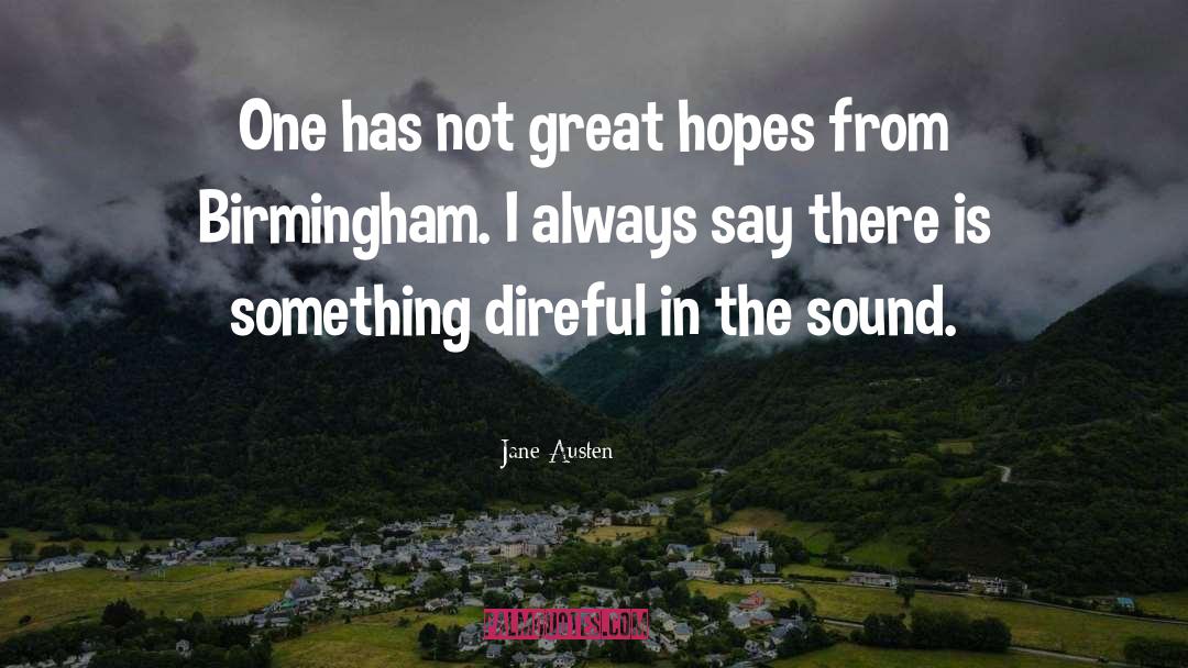 Birmingham quotes by Jane Austen