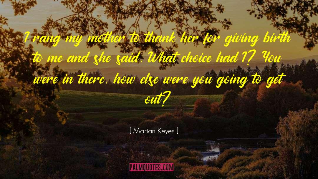 Birth Mother quotes by Marian Keyes